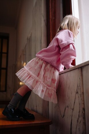 Daily Brat DB1825 PATTY HEART TULLE SKIRT Daily Brat DB1825 PATTY HEART TULLE SKIRT