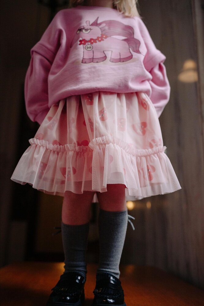 Daily Brat DB1825 PATTY HEART TULLE SKIRT Daily Brat DB1825 PATTY HEART TULLE SKIRT