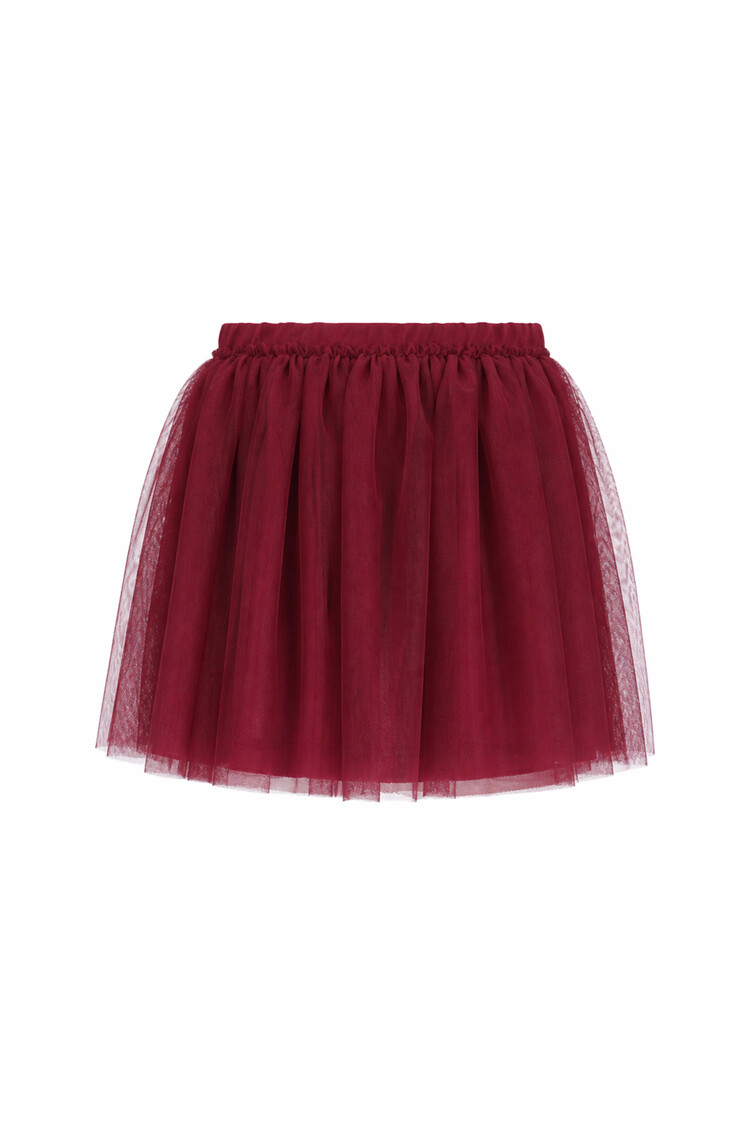 The New Chapter D607-5721 Luna Skirt Burgundy