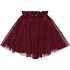 Vonda Mesh Skirt Burgundy EMB