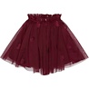 The New Vonda Mesh Skirt Burgundy EMB The New Vonda Mesh Skirt Burgundy EMB
