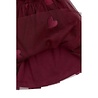The New Vonda Mesh Skirt Burgundy EMB The New Vonda Mesh Skirt Burgundy EMB