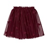 The New Vohanna Mesh Skirt Burgundy EMB The New Vohanna Mesh Skirt Burgundy EMB