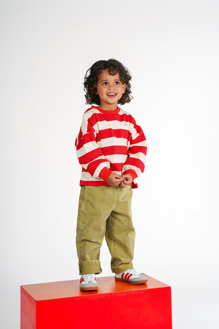 The New Chapter Mattie Longsleeve - Mars Red Stripes