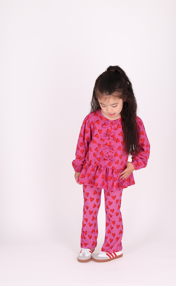 The New Chapter Nena Flair Pants - Hearts
