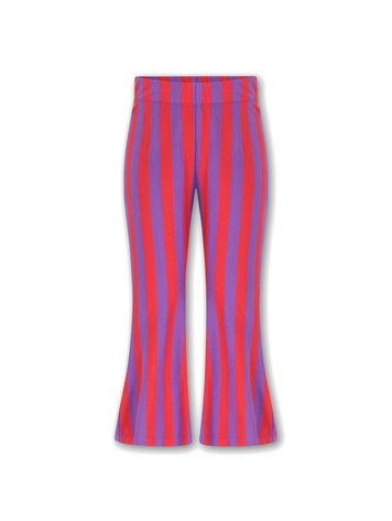 The New Chapter Nena Flared Pants - Chive Blossom Stripes