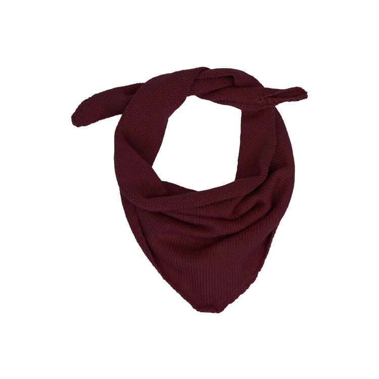 Jacky Sue Triangle Scarf - Classic Burgundy