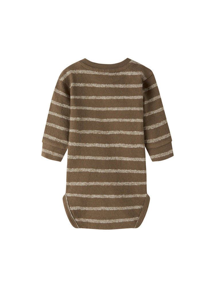 Lil Atelier 13258890 NBMOBY LS LOOSE BODY LIL Teak TURTLEDOVE