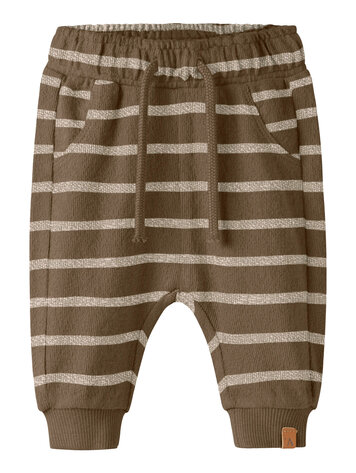 Lil Atelier 13258899 NBMOBY LOOSE PANT LIL Teak TURTLEDOVE