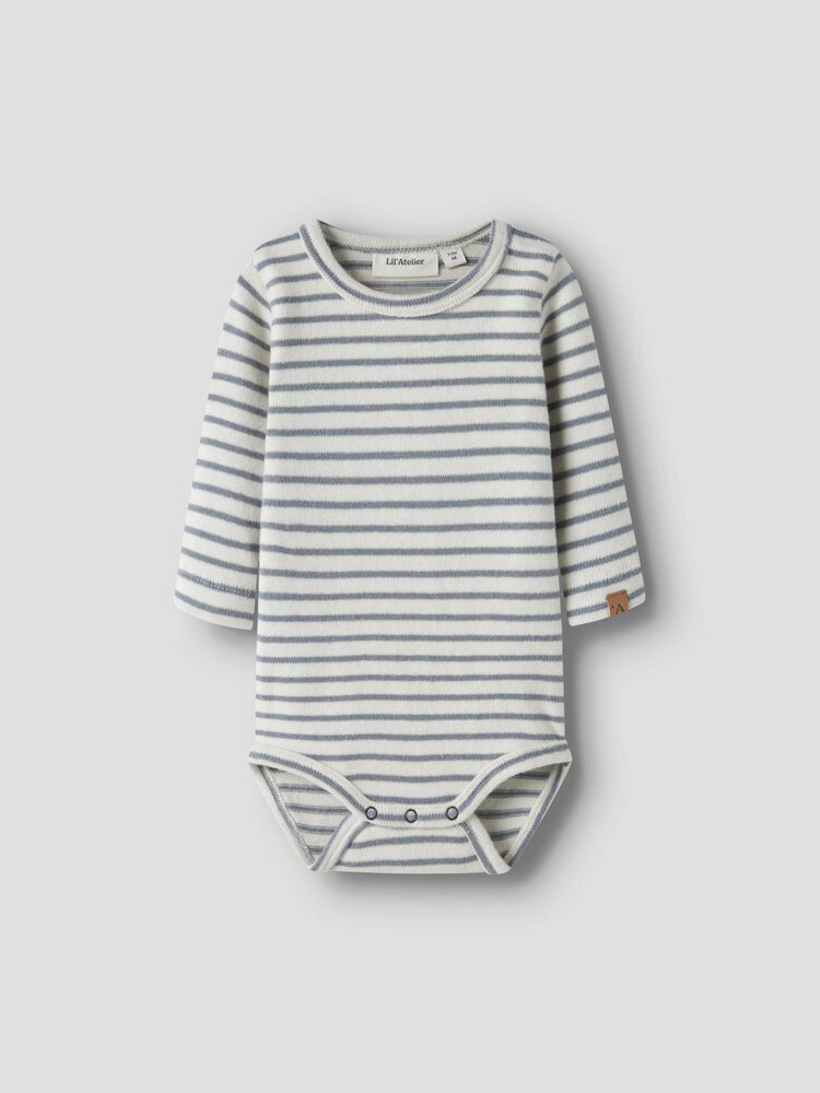 Lil Atelier 13251427 NBMTHORO KEO LS SLIM BODY LIL Turtledove MONUMENT