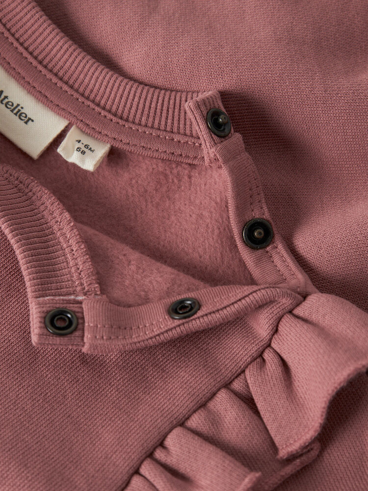 Lil Atelier 13263518 NBFKILANO LS LOOSE SWEAT BRU LIL Withered Rose Lil Atelier 13263518 NBFKILANO LS LOOSE SWEAT BRU LIL Withered Rose