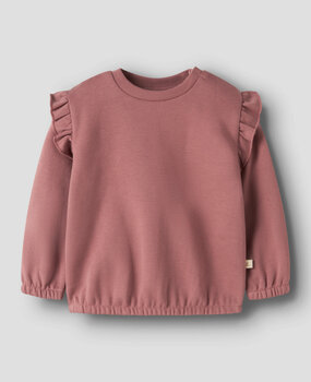 Lil Atelier 13263518 NBFKILANO LS LOOSE SWEAT BRU LIL Withered Rose