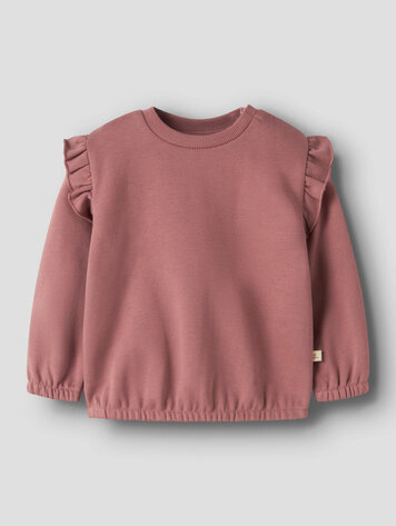Lil Atelier 13263518 NBFKILANO LS LOOSE SWEAT BRU LIL Withered Rose