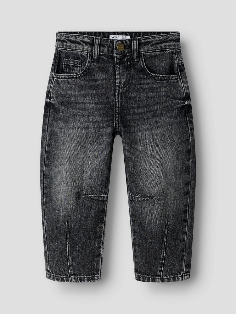 Name It 13263997 NMFBELLA BARREL DNM JEANS 5518-BP Dark Grey Denim Name It 13263997 NMFBELLA BARREL DNM JEANS 5518-BP Dark Grey Denim