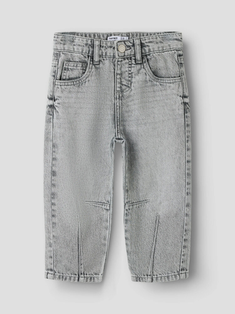 Name It 13263997 NMFBELLA BARREL DNM JEANS 5518-BP Medium Grey Denim Name It 13263997 NMFBELLA BARREL DNM JEANS 5518-BP Medium Grey Denim