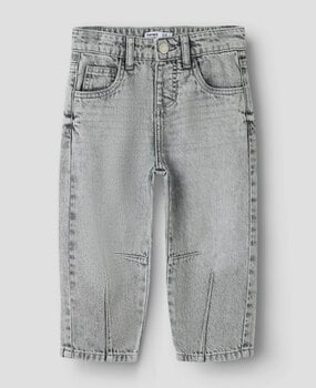 Name It 13263997 NMFBELLA BARREL DNM JEANS 5518-BP Medium Grey Denim