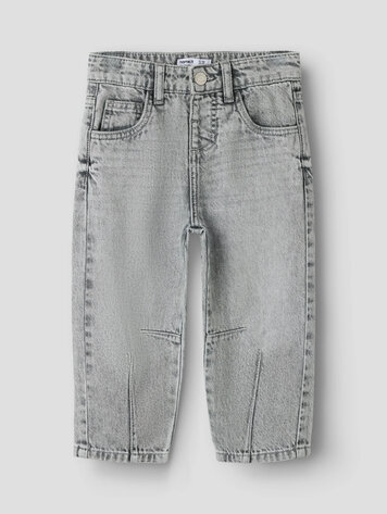 Name It 13263997 NMFBELLA BARREL DNM JEANS 5518-BP Medium Grey Denim