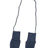 Engel Natur wol fleece baby wantjes blue melange