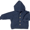 Engel Natur wolfleece jasje blue melange Engel Natur wolfleece jasje blue melange