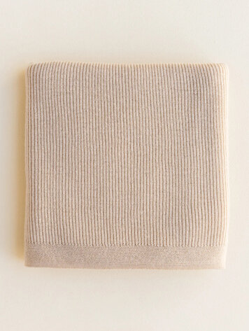 Hvid Blanket Felix Oat