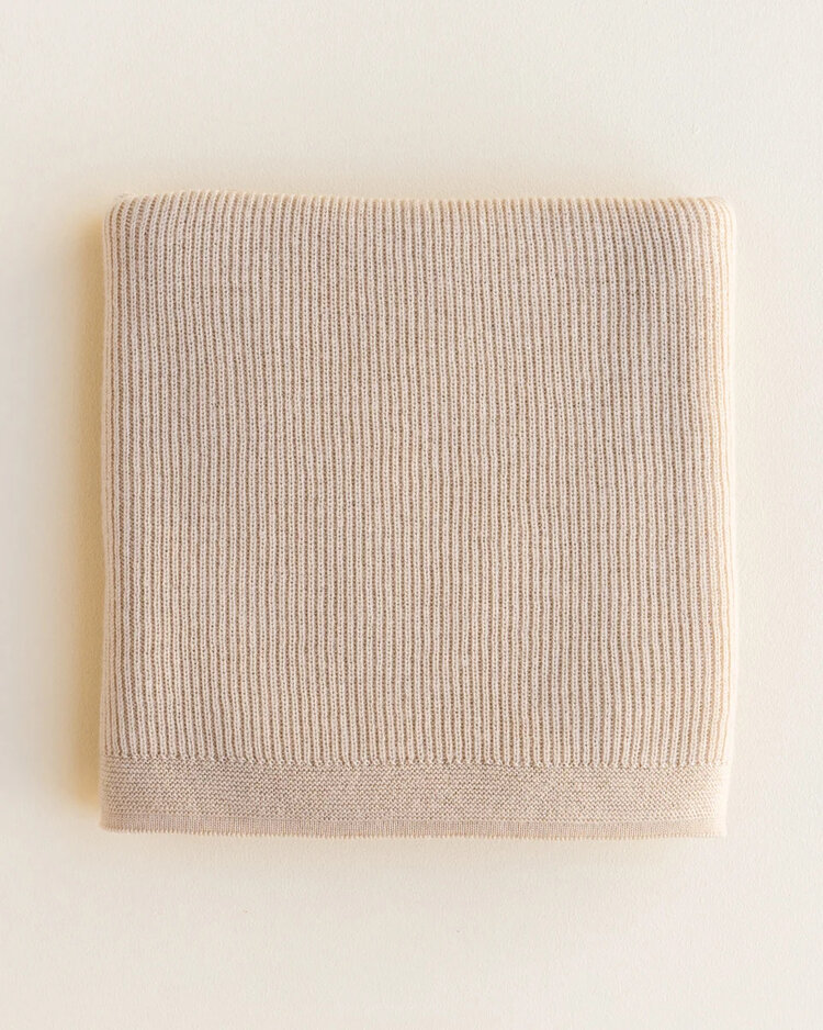 Hvid Blanket Felix Oat
