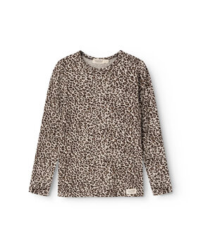 MarMar Copenhagen Leo Tee Longsleeve - Dark Brown Leo