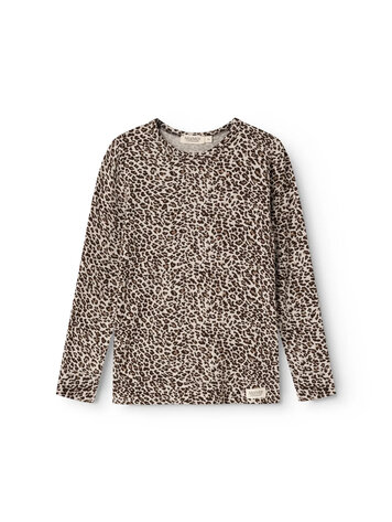 MarMar Copenhagen Leo Tee Longsleeve - Dark Brown Leo