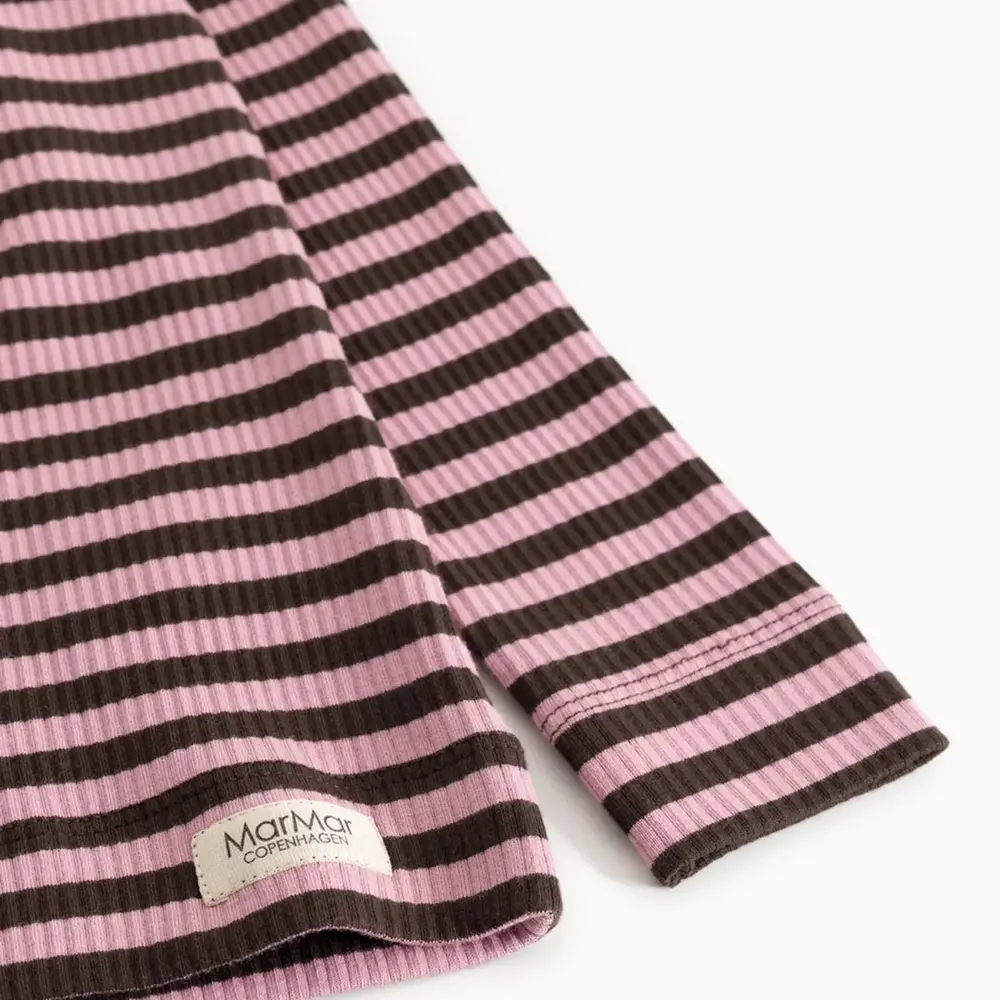 MarMar Copenhagen Plain Tee LS - Heather Stripe - longsleeve