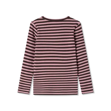 MarMar Copenhagen Plain Tee LS - Heather Stripe - longsleeve