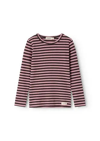 MarMar Copenhagen Plain Tee LS - Heather Stripe - longsleeve