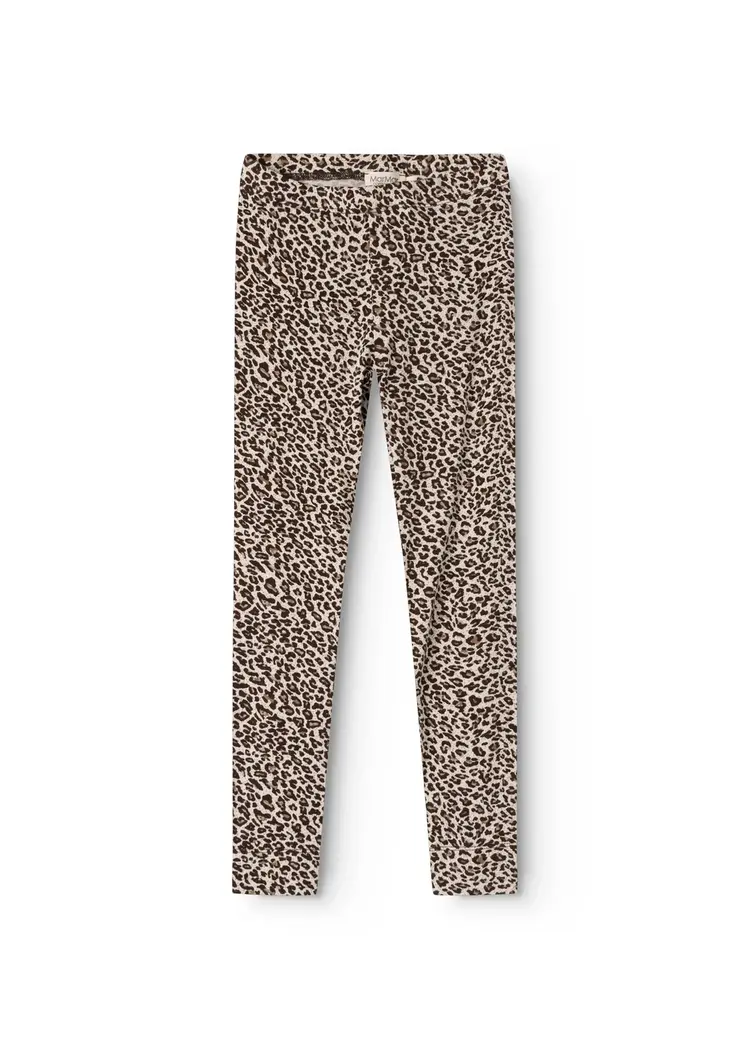 MarMar Copenhagen Leopard Legging - Dark Brown Leo