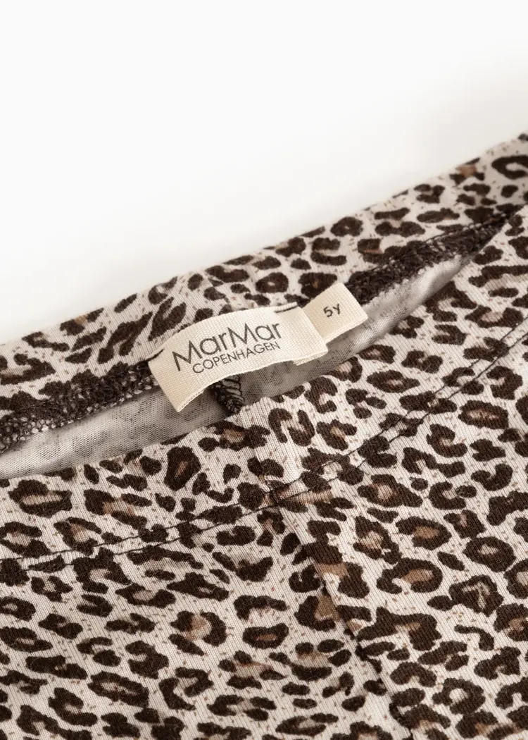MarMar Copenhagen Leopard Legging - Dark Brown Leo