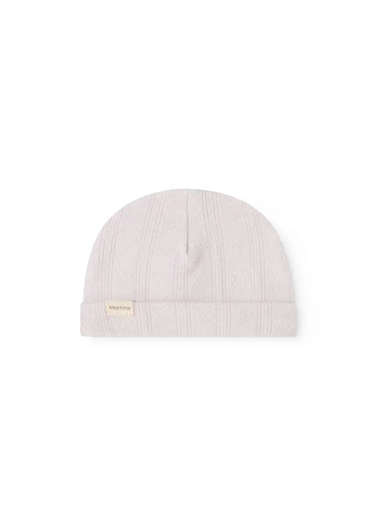 MarMar Copenhagen Aiko babymutsje pointelle - Violet Dust