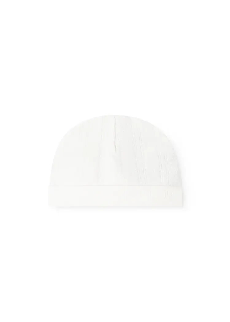 MarMar Copenhagen Aiko babymutsje pointelle - Gentle White