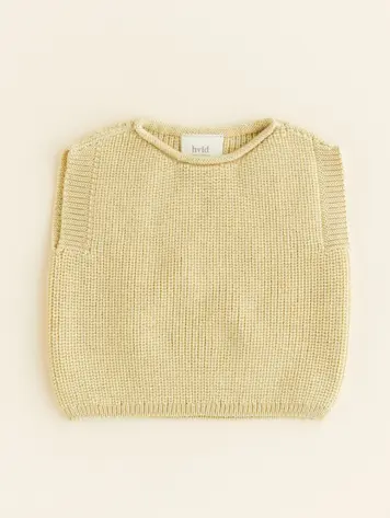 Hvid Vest Harvey - Light Yellow