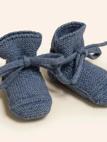 Hvid Booties Denim