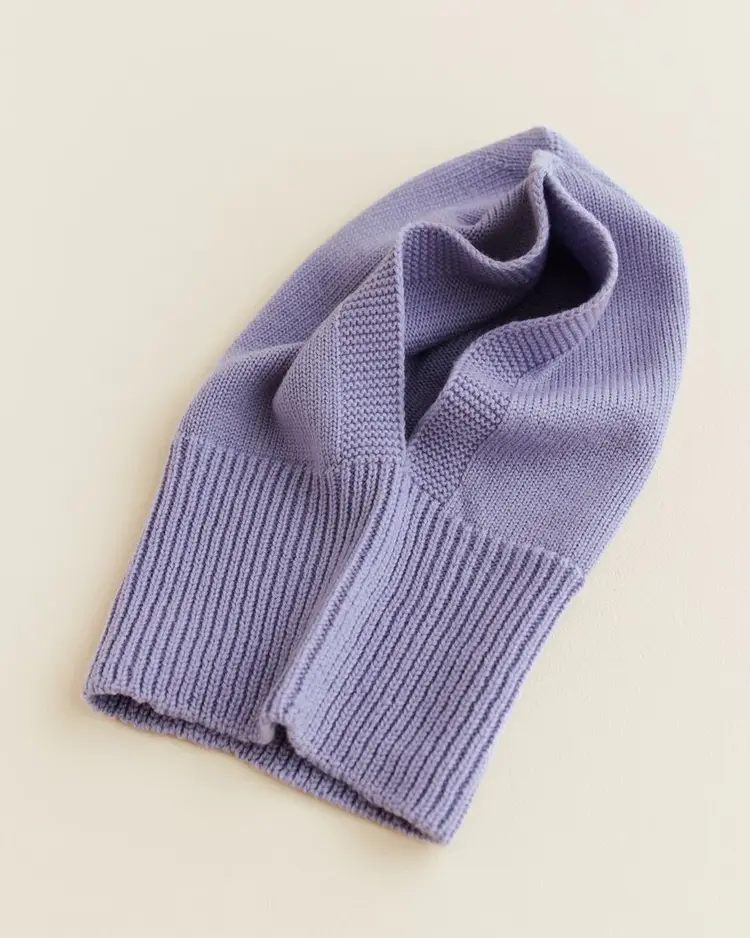 Hvid Balaclava Eddy Lilac 1-3Y