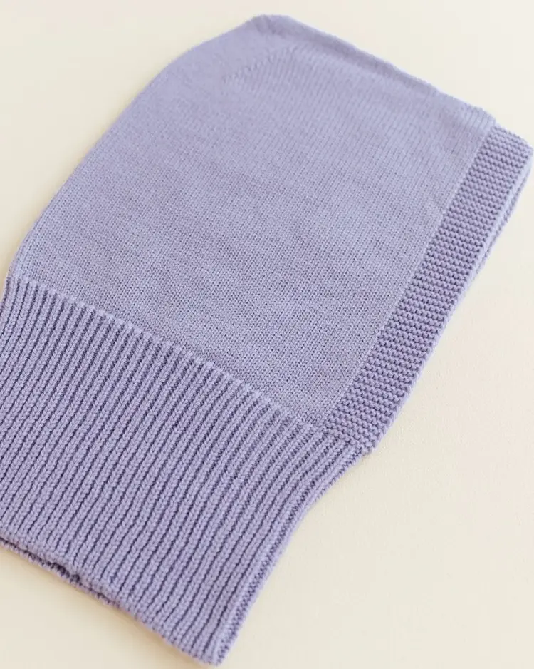 Hvid Balaclava Eddy Lilac 1-3Y