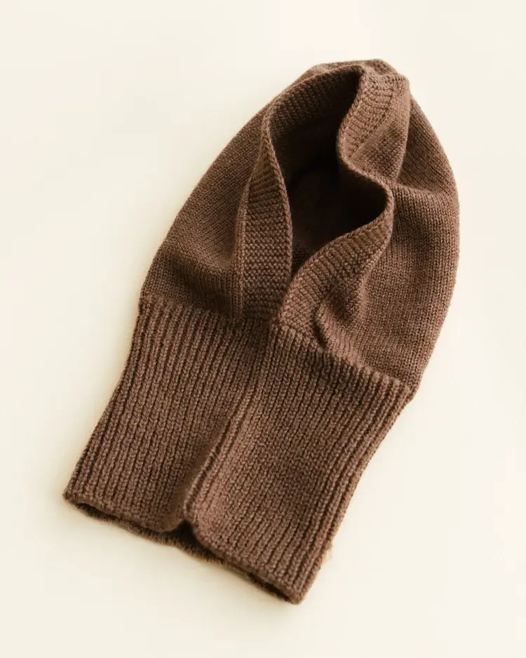 Hvid Balaclava Eddy Mocha 1-3Y
