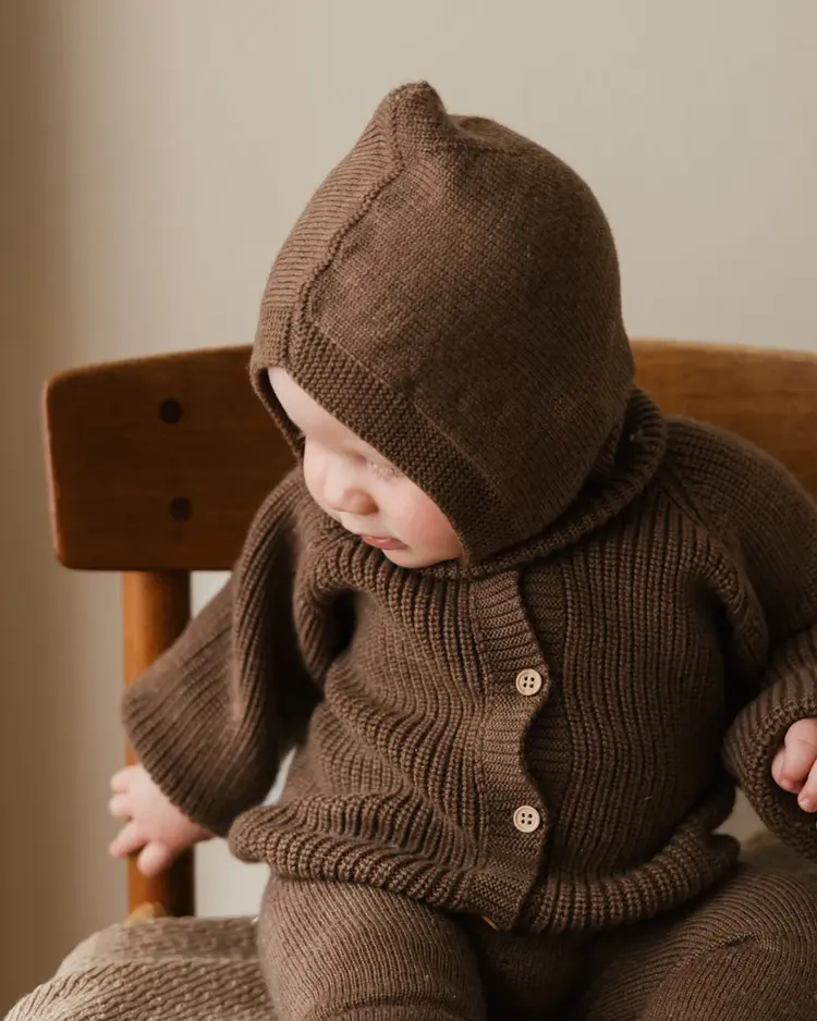 Hvid Balaclava Eddy Mocha 1-3Y