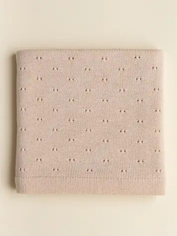 Hvid Blanket Bibi - Oat