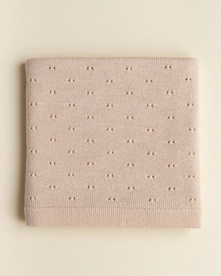 Hvid Blanket Bibi - Oat