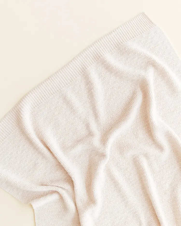 Hvid Blanket Dora - Cream