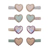 Mimi & Lula Scalloped Heart Salon Hair Clips - Pastels Mimi & Lula Scalloped Heart Salon Hair Clips - Pastels