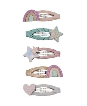 Mimi & Lula Rainbow Mini Hair Clips - Pastels