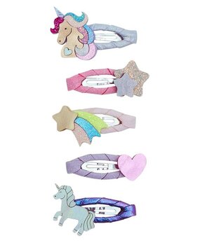Mimi & Lula Unicornland Mini Hair Clips - Bright Multi