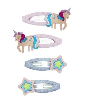 Mimi & Lula Magical Unicorn Hair Clips - Pink