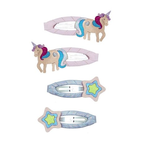 Mimi & Lula Magical Unicorn Hair Clips - Pink Mimi & Lula Magical Unicorn Hair Clips - Pink