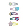 Mimi & Lula Layered Hearts And Stars Mini Hair Clips - Bright Multi Mimi & Lula Layered Hearts And Stars Mini Hair Clips - Bright Multi