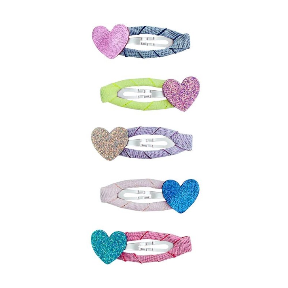 Mimi & Lula Happy Heart Mini Hair Clips - Bright Multi Mimi & Lula Happy Heart Mini Hair Clips - Bright Multi